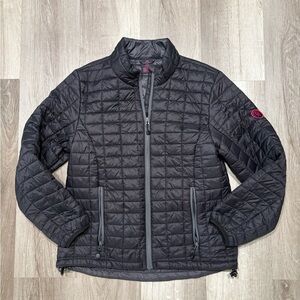 Women's Black Quilted Puffer Jacket